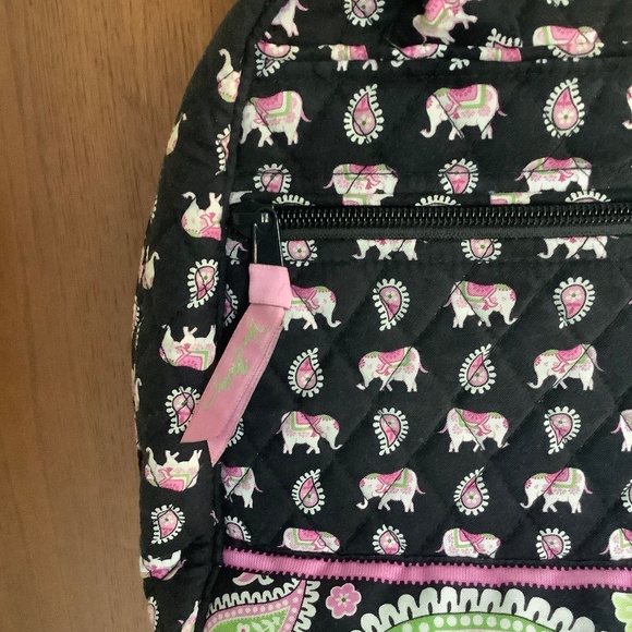 Vera Bradley 🐘 Elephant and Paisley Pattern Satchel - Picture 6 of 7